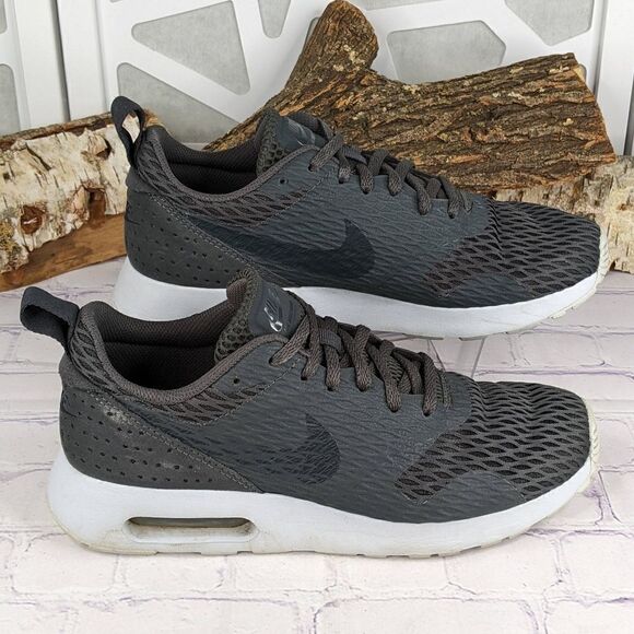 NIKE AIR MAX TAVAS SE Sneakers - Anthracite & Pure Platinum 718895-010 - Picture 3 of 10